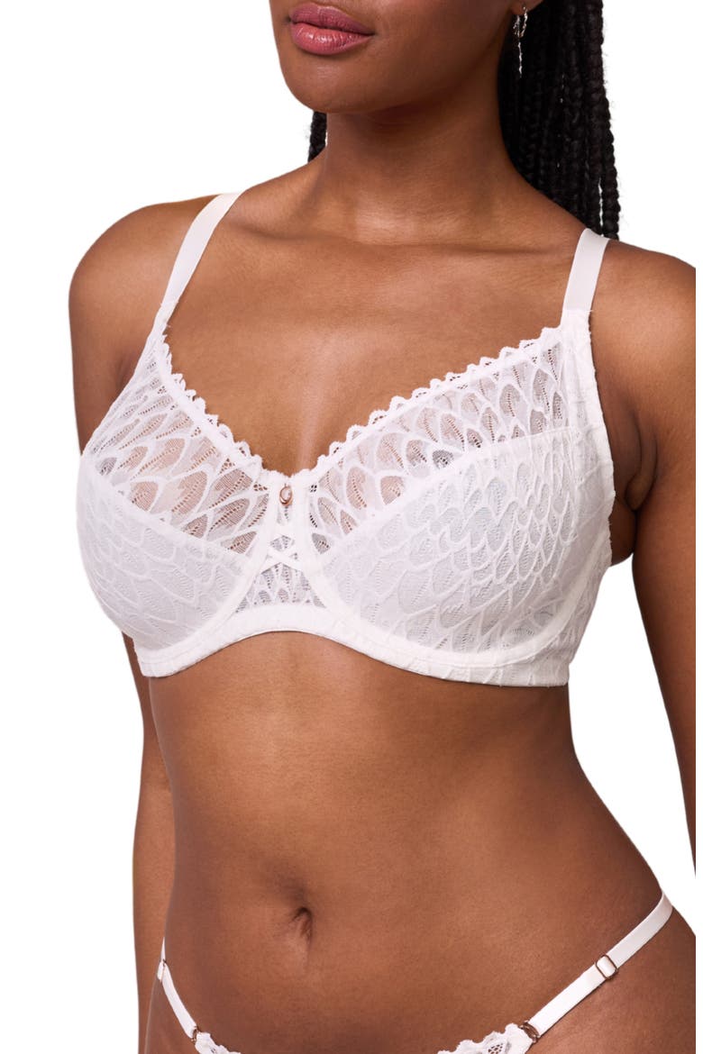 Muse Underwire Full Cup Lace Bra, Main, color, CHANTILLY