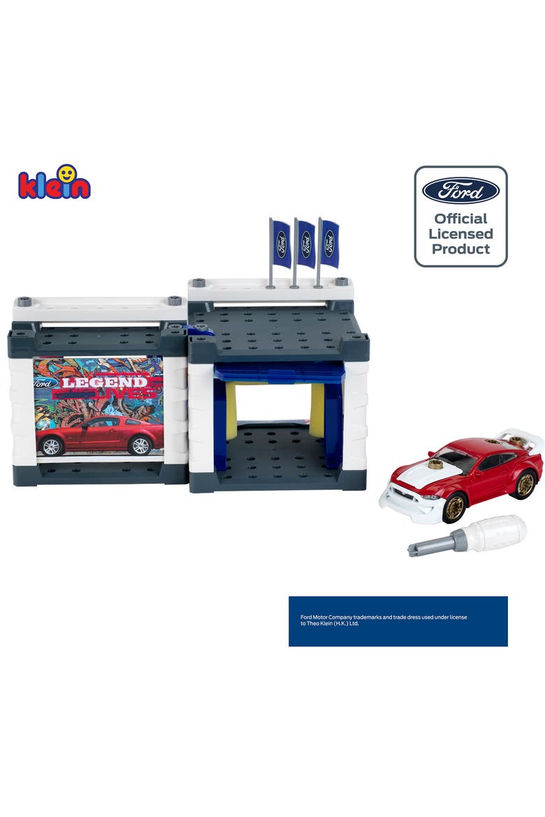 Service Station W/ 2019 Ford Mustang, Alternate, color, Multicolored