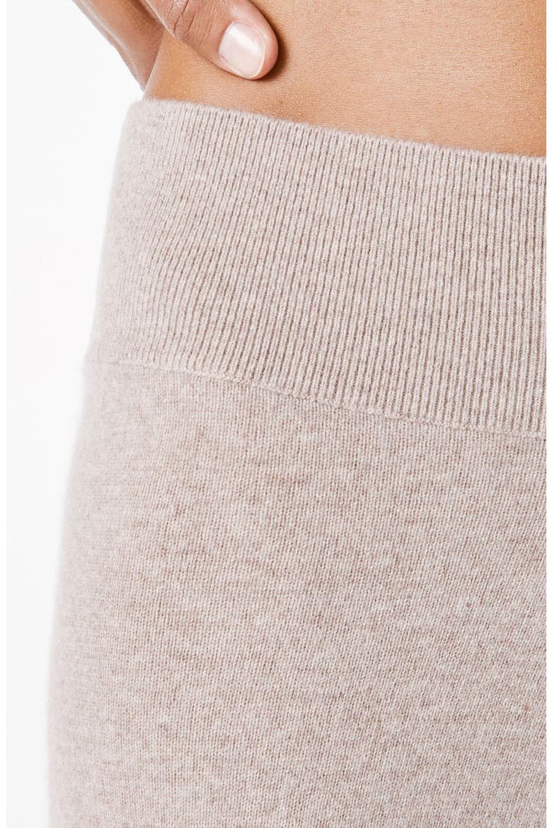 Cashmere Bike Shorts, Alternate, color, MUSHROOM HEATHER