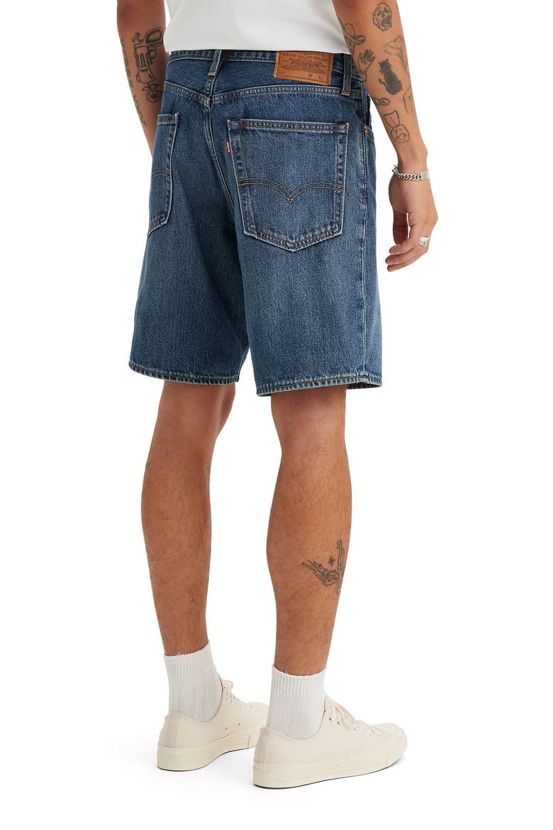 468 Loose Denim Shorts, Alternate, color, PICNIC AND FRIENDS SHORT