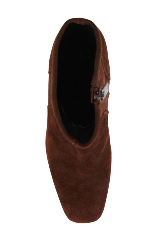 Aquatalia Stassi Water Repellent Bootie In Brown