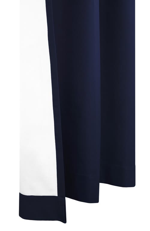 Outdoor Decor By Commonwealth Set Of 2 Cotton Curtain Panels In Blue