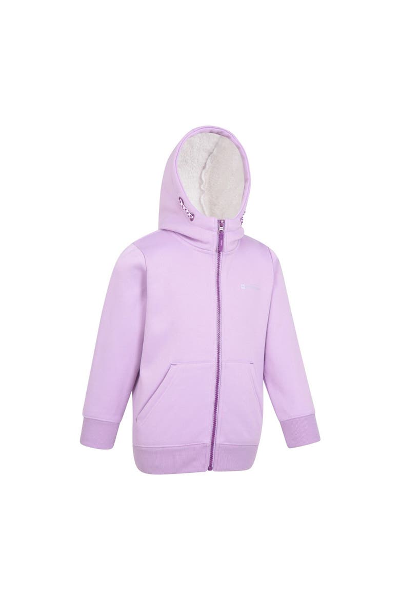 Childrens/Kids Alpine II Full Zip Hoodie, Alternate, color, Purple