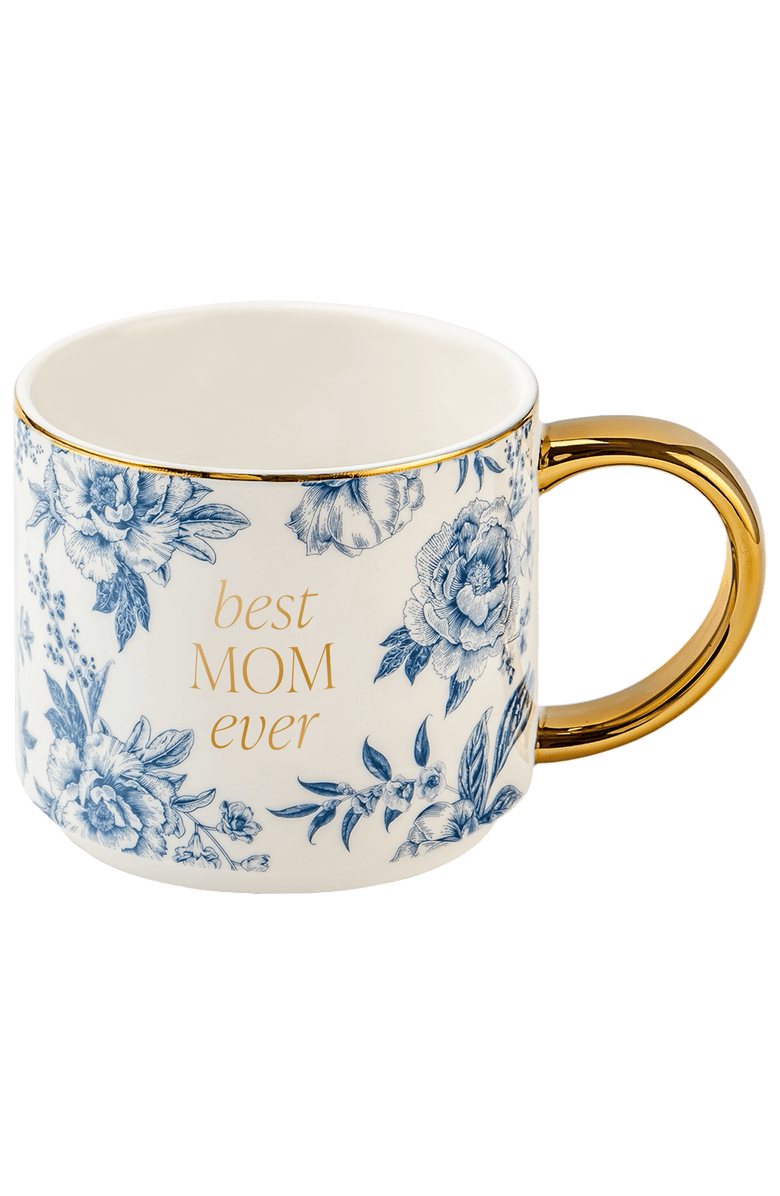 SWEET WATER DECOR Patterned 14 oz Gold Handle Coffee Mug, Main, color, Best Mom Ever