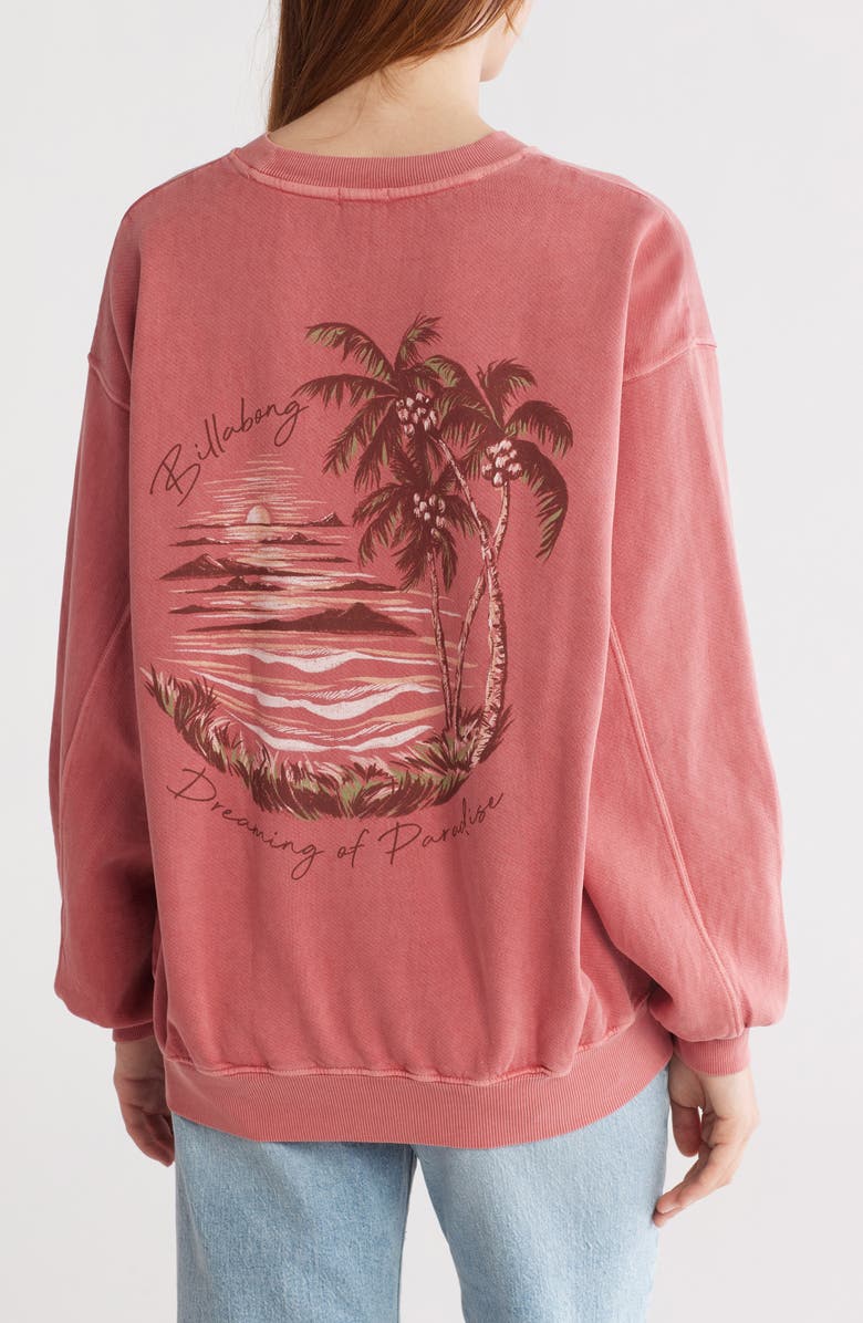 Billabong Dreamin in Paradise Sweatshirt, Alternate, color,