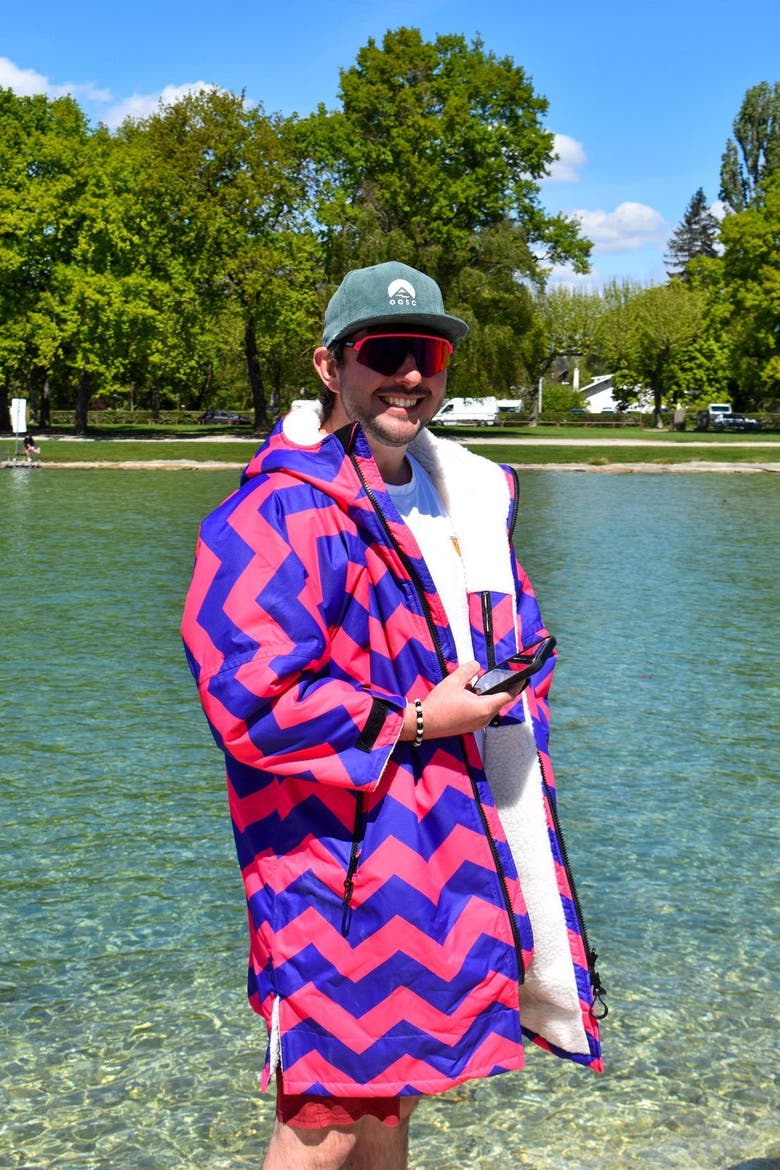 Fresh Prince Recycled Lined Changing Robe - Men's, Alternate, color, Multicolor