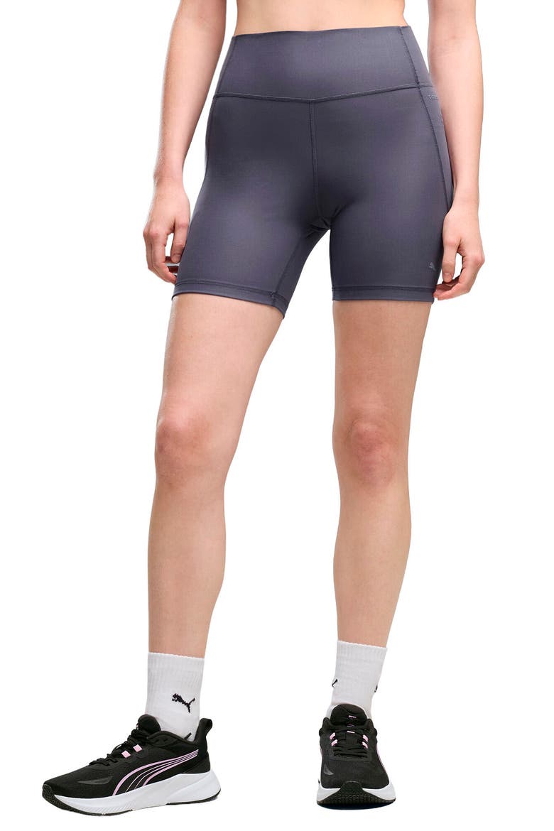 Cloudspun High Waist 6-Inch Short Tights, Main, color, INKY DEPTHS