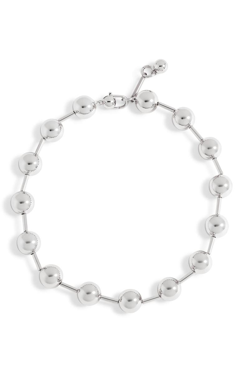 Jenny Bird Celeste Mega Necklace, Main, color, High Polish Silver