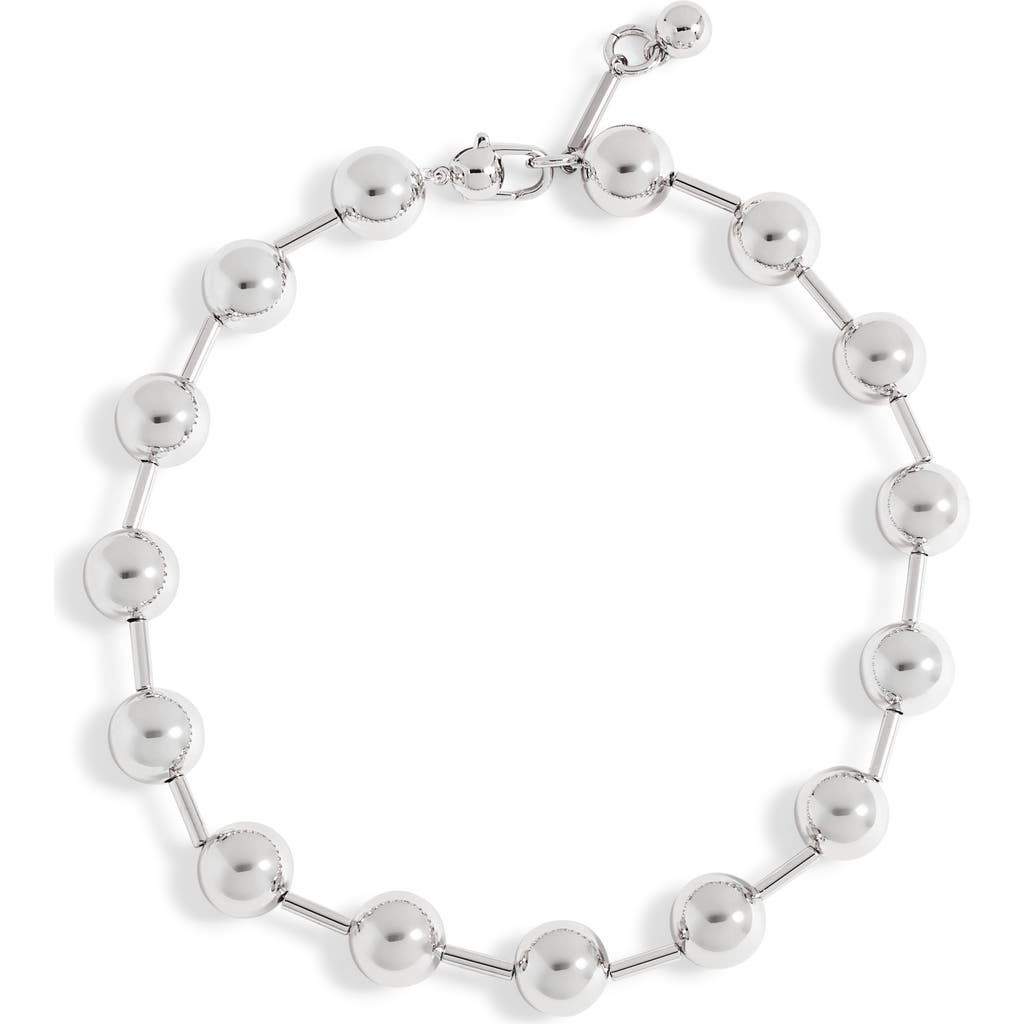 Jenny Bird Celeste Mega Necklace In High Polish Silver