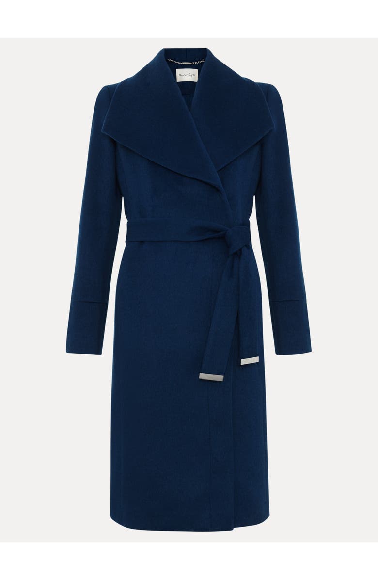 Phase Eight Nicci Belted Coat, Alternate, color, Blue