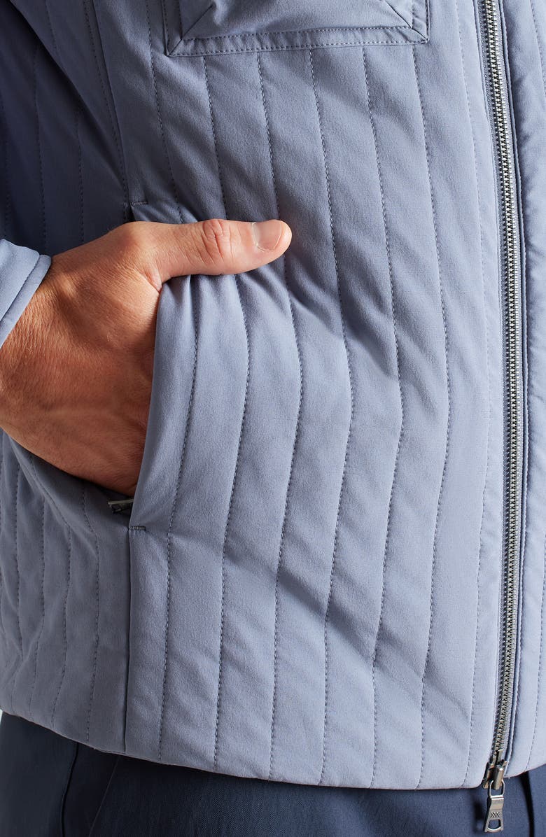 Rhone Skyline Quilted Jacket, Alternate, color, Folkstone Gray