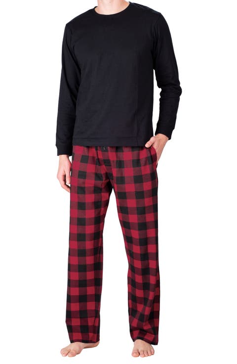 Long Sleeve Fleece Pajama Set
