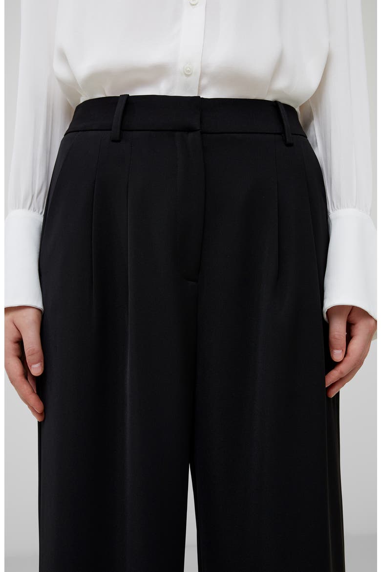 Harrie Wide Leg Suiting Pants, Alternate, color, 01-BLACKOUT