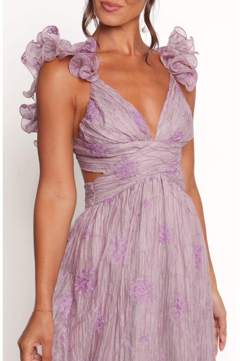 Harmony Floral Maxi Dress, Alternate, color, LILAC
