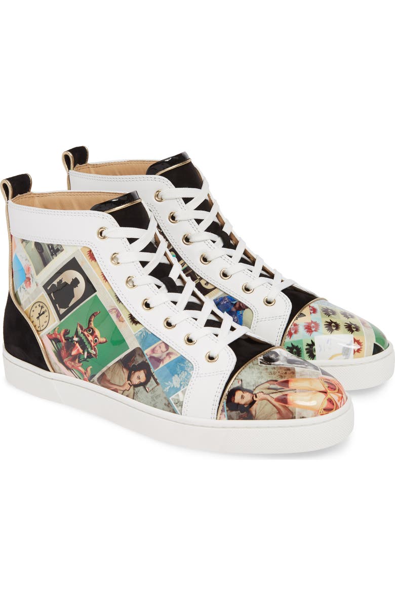 Christian Louboutin Louis Orlato High Top Sneaker, Main, color,