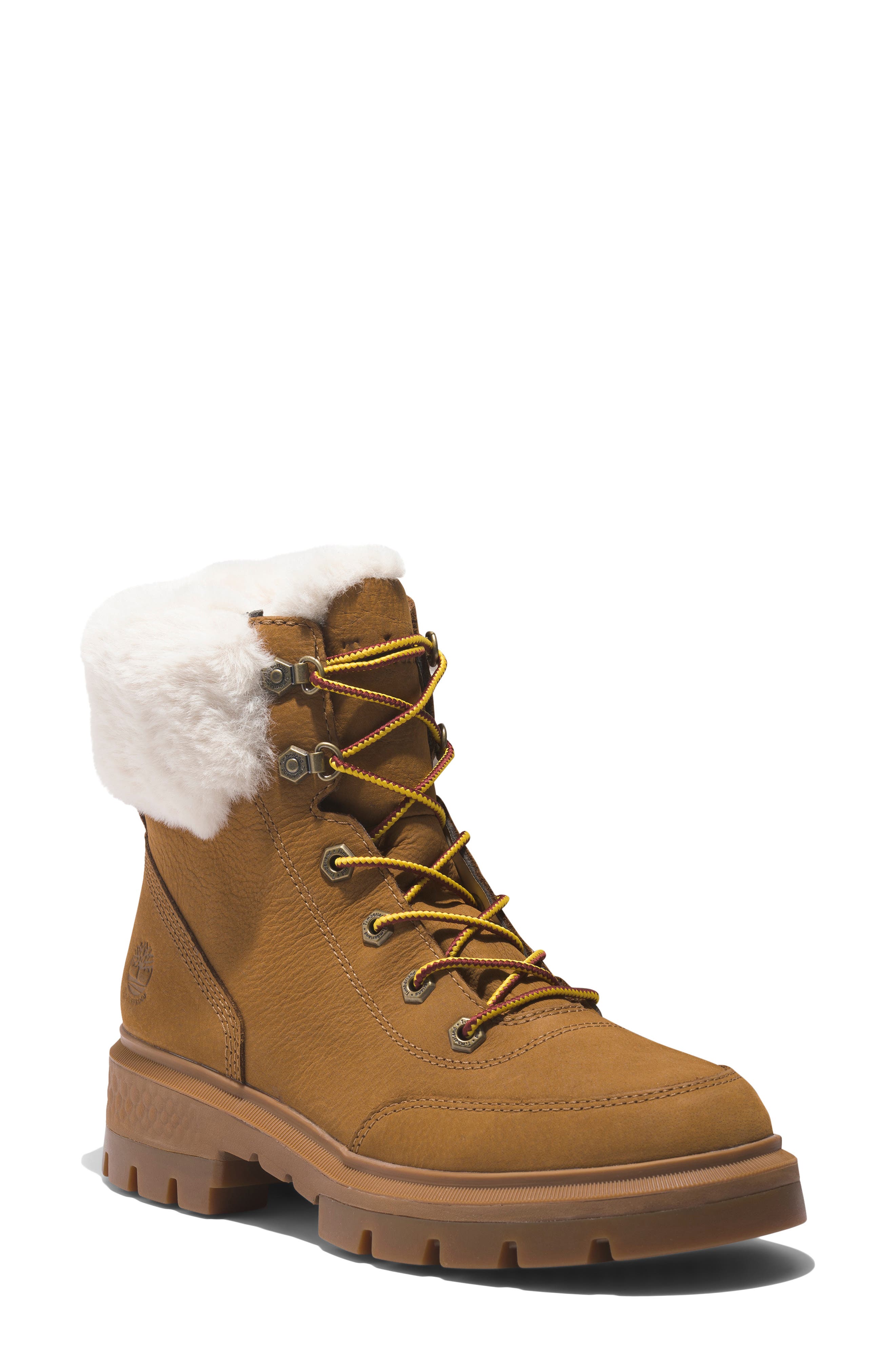 Cortina Valley Waterproof Hiking Boot, Main, color, MID BROWN NUBUCK