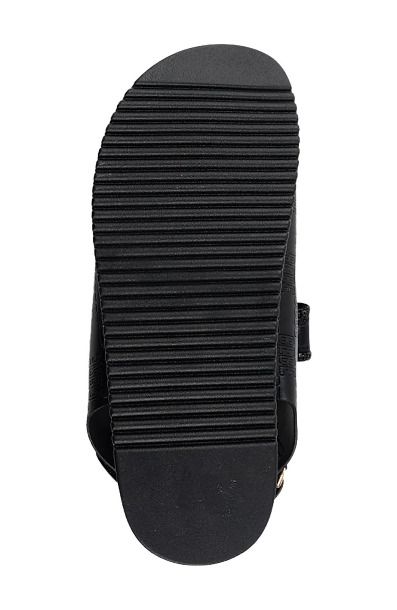 bebe Logo Sandal, Alternate, color, Black