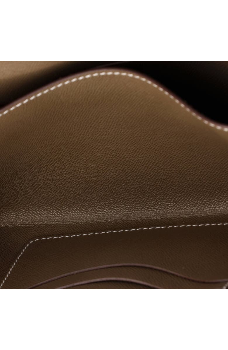 Pre-Owned Hermes Charniere To Go Pouch Madame, Alternate, color, Etoupe