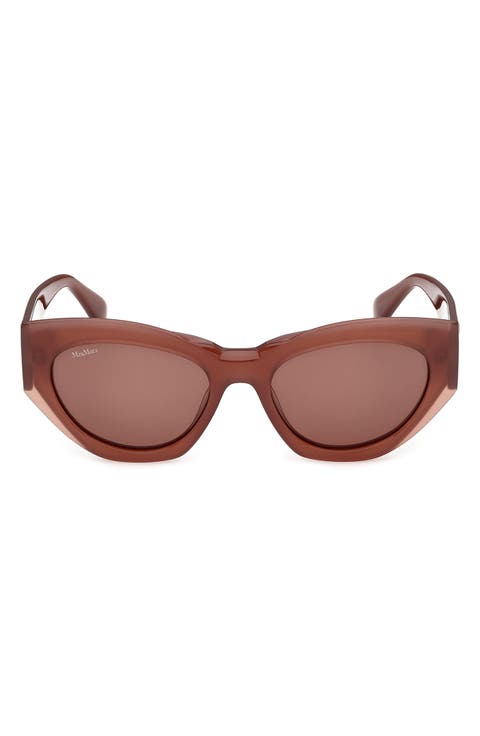 53mm Cat Eye Sunglasses