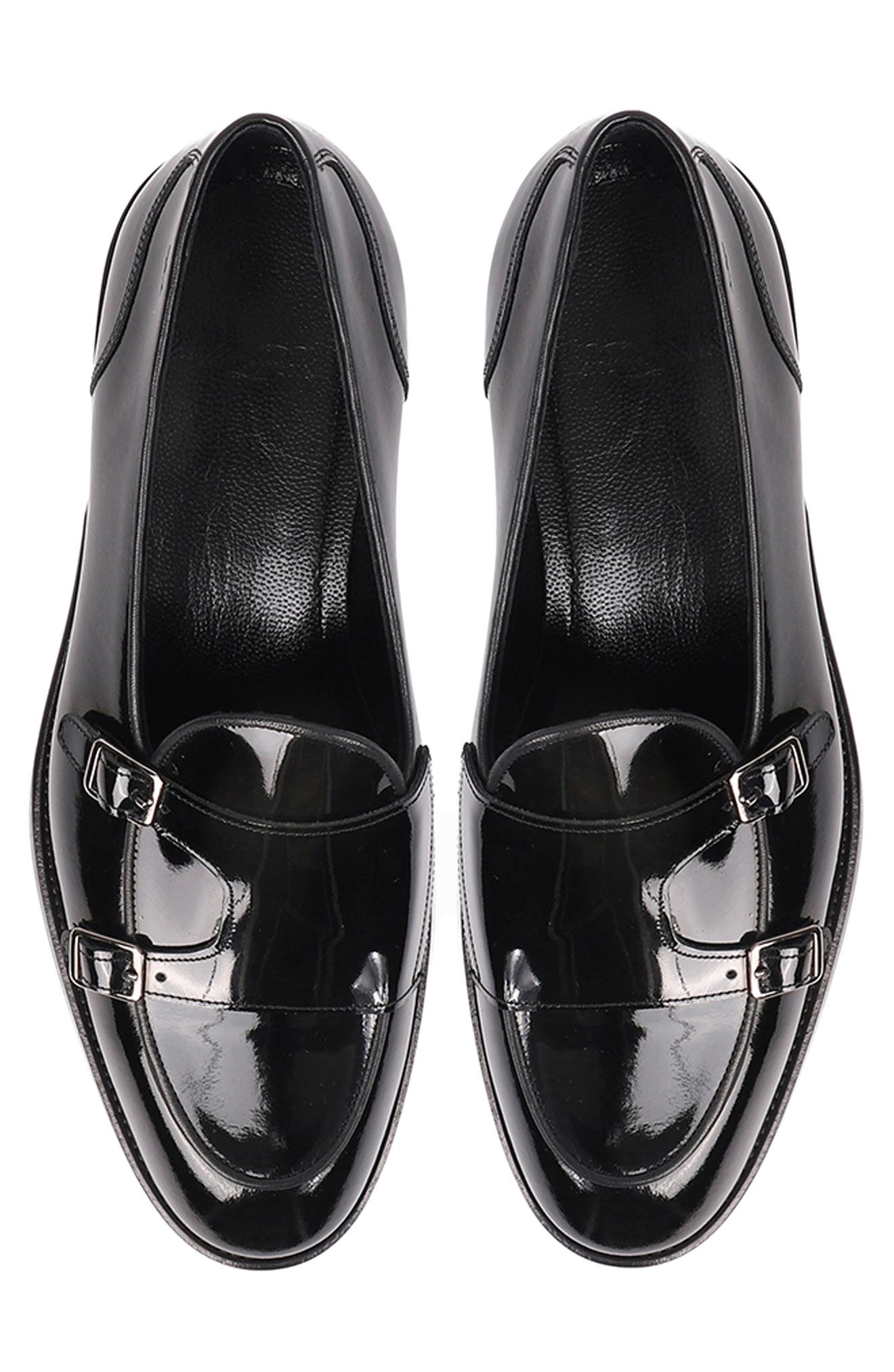 VELLAPAIS Carlton Buckle Loafer, Alternate, color, Black