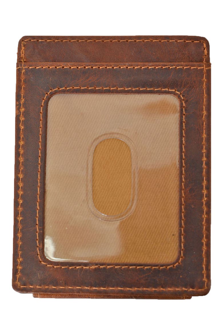 Front Pocket Magnet Wallet, Alternate, color, COGNAC