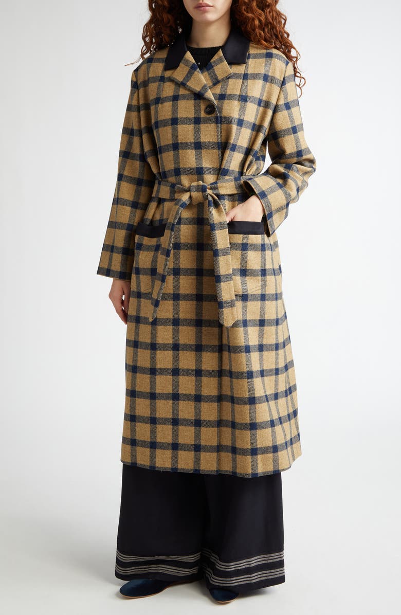 Bode Mathilde Wide Leg Trousers, Alternate, color, 