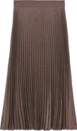 Reiss Kember High Waist Pleated Midi Skirt