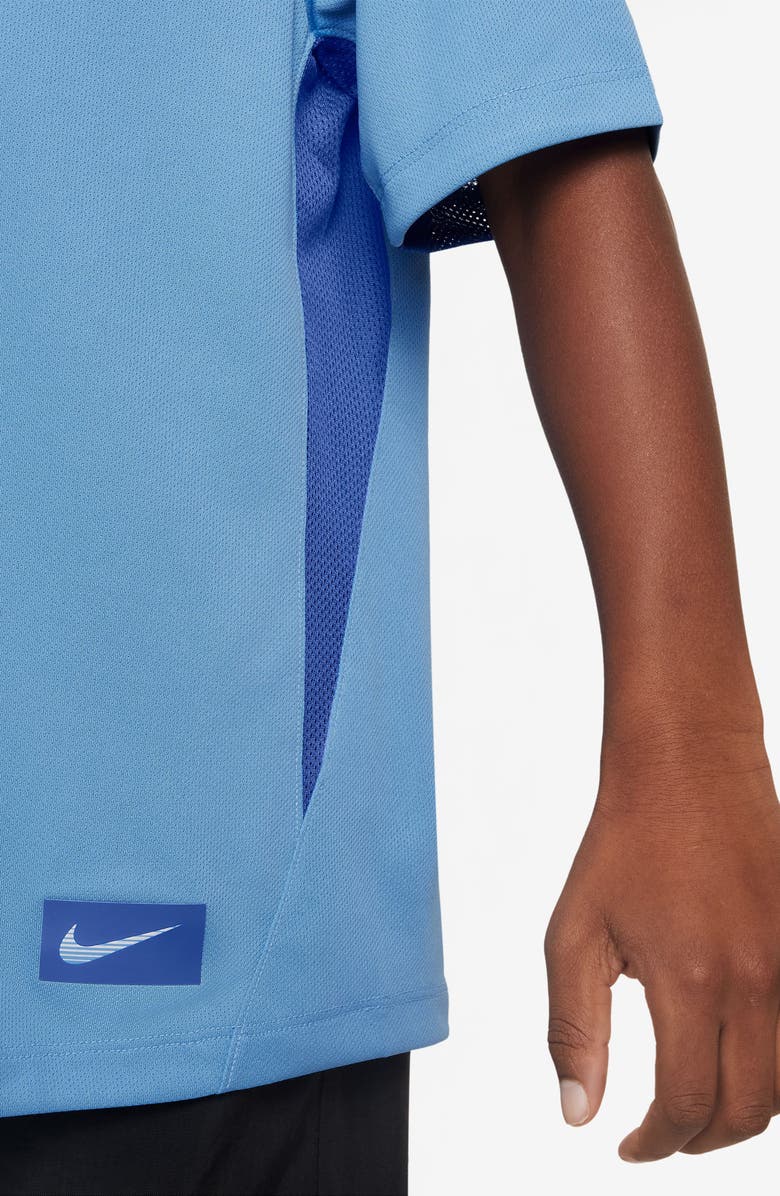 Nike Kids' Dri-FIT Multi Graphic T-Shirt, Alternate, color, Blue Beyond/ Game Royal