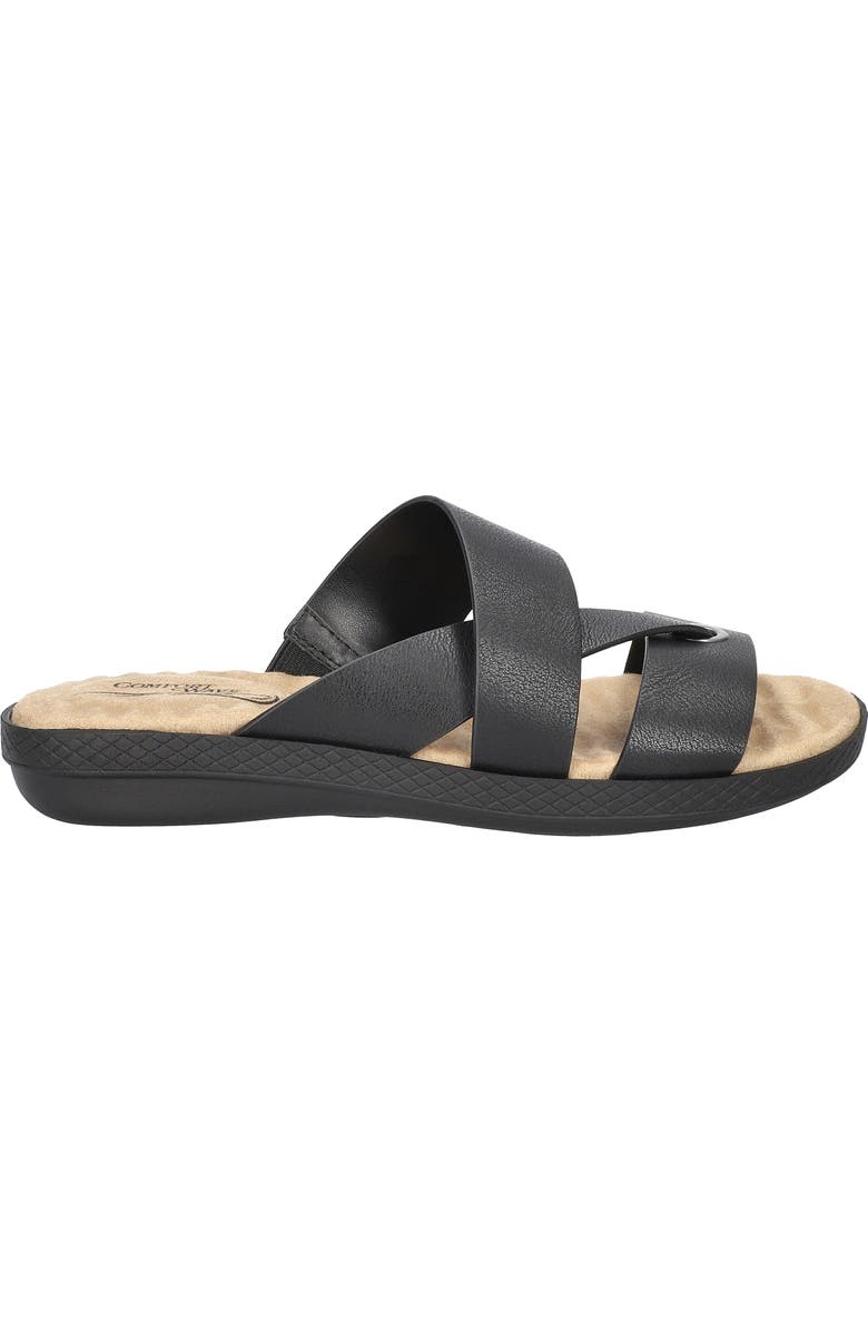 EASY STREET Gulf Toe Thong Sandal, Alternate, color, Black