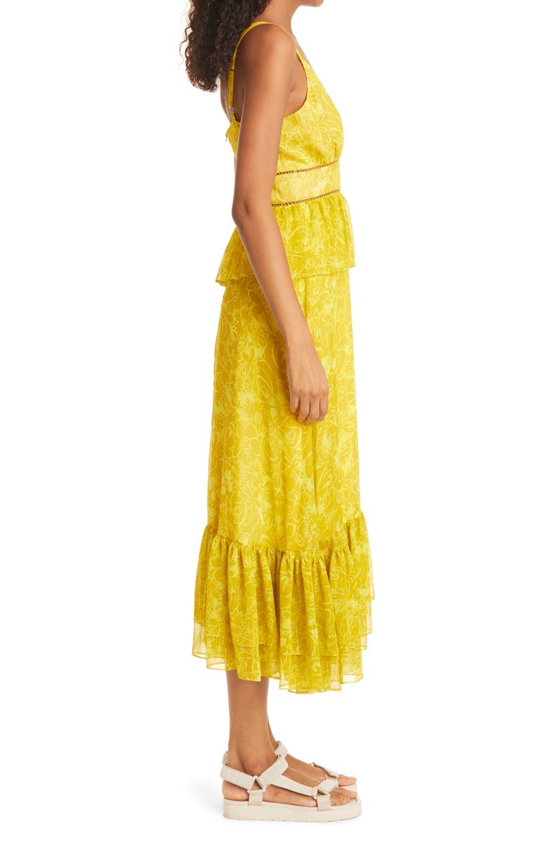 LIKELY Carla Floral Midi Dress, Alternate, color,