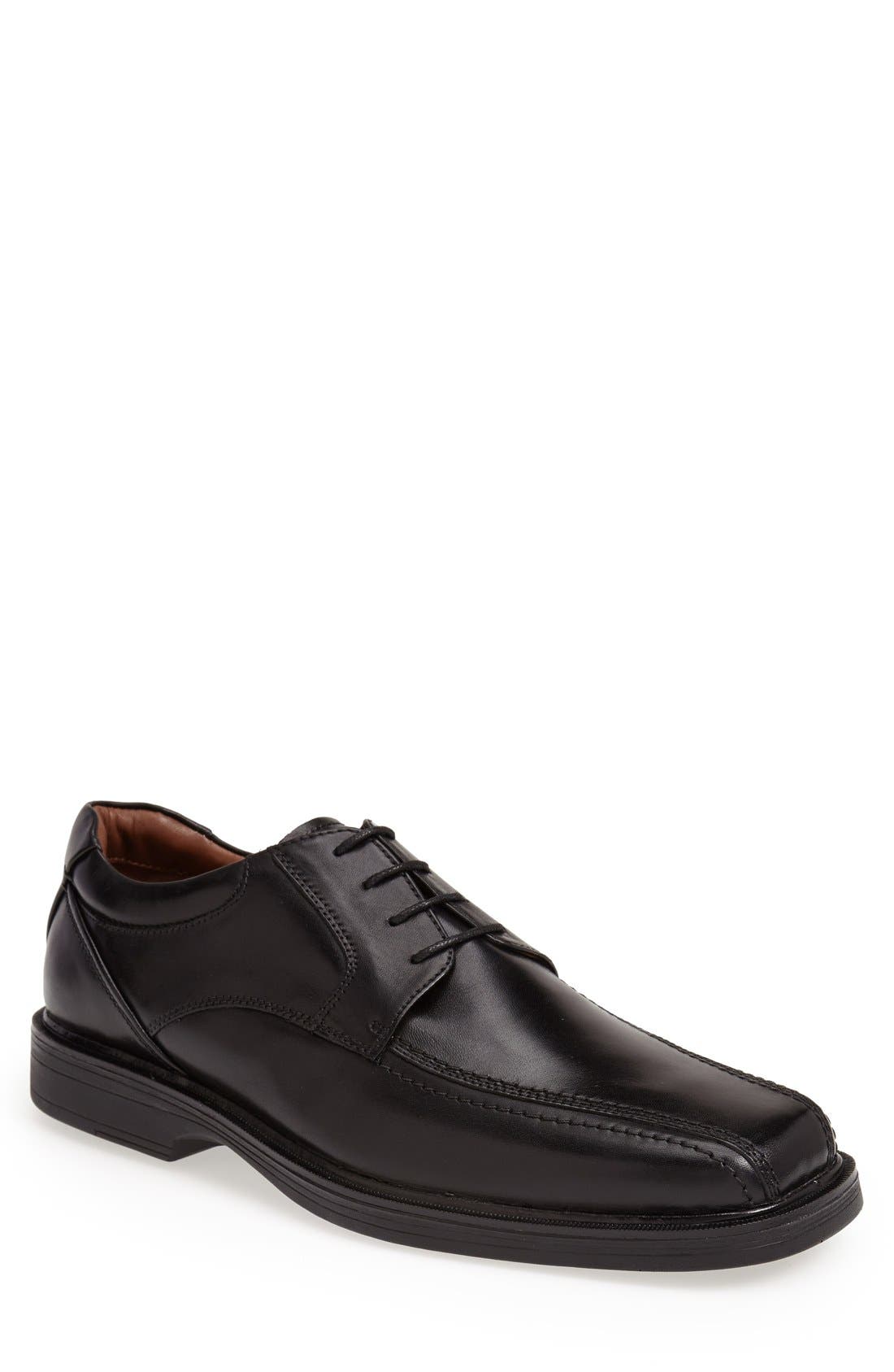 'Pattison' Waterproof Derby, Main, color, BLACK