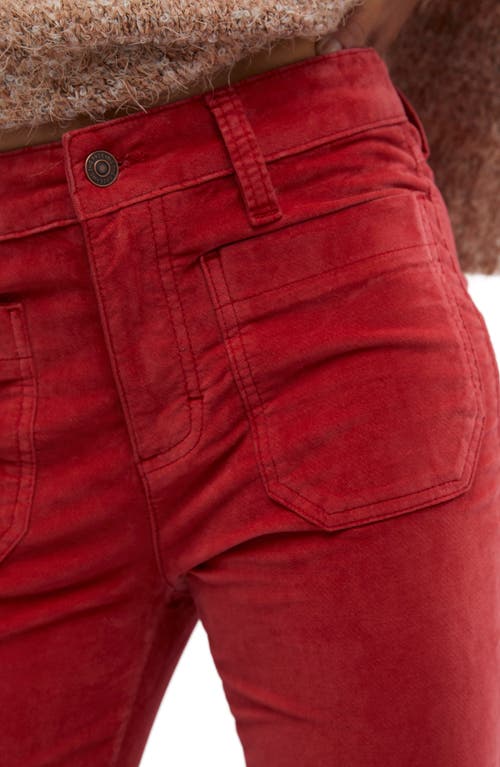 FREE PEOPLE FREE PEOPLE HIGH TIME KICK CORDUROY FLARE PANTS 