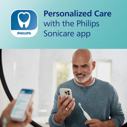 Philips Sonicare Diamondclean Smart 9700 Electric Toothbrush Rosegold In White