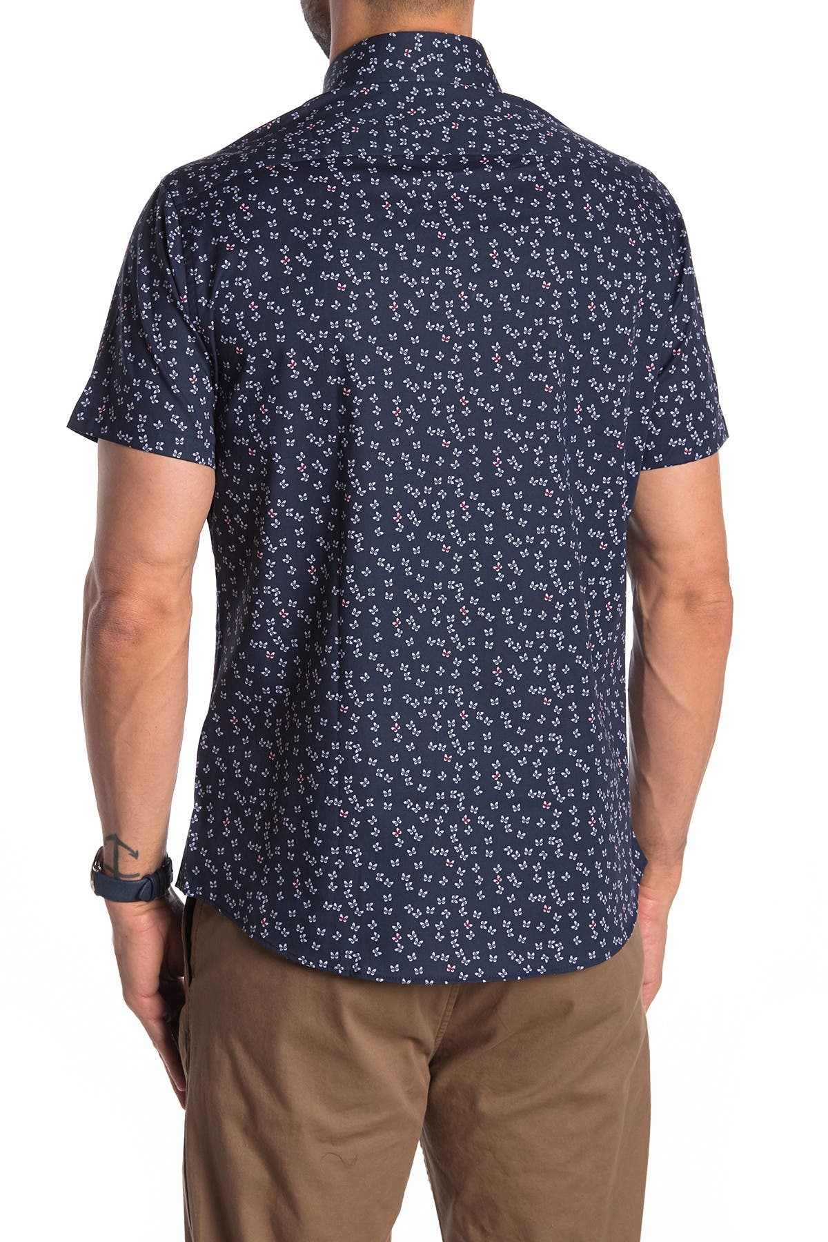 Stone Rose Short Sleeve Regular Fit Woven Shirt (Men) | Nordstromrack
