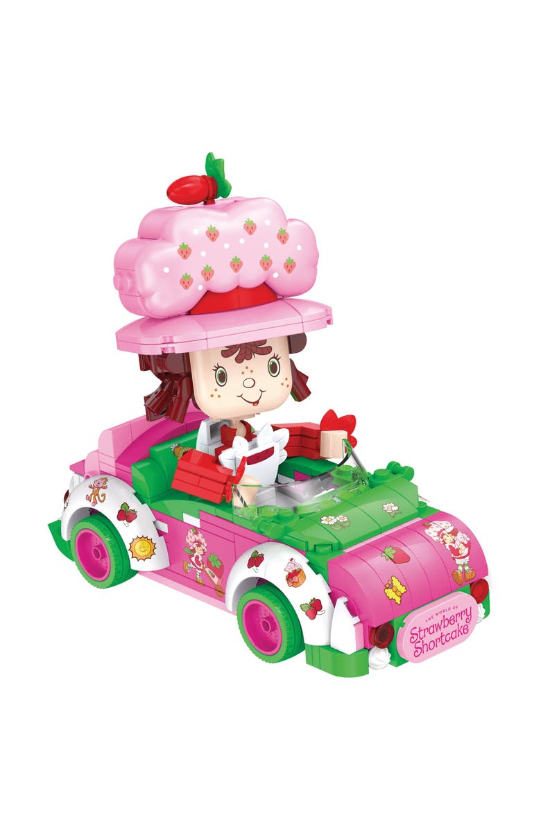 Brickcraft Strawberry Shortcake Berry Cruiser Building Set, Alternate, color, Pink