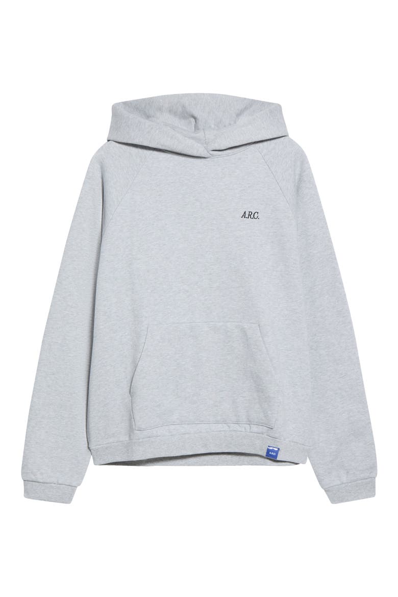 Standard Fleece Hoodie, Main, color, HEATHER GREY