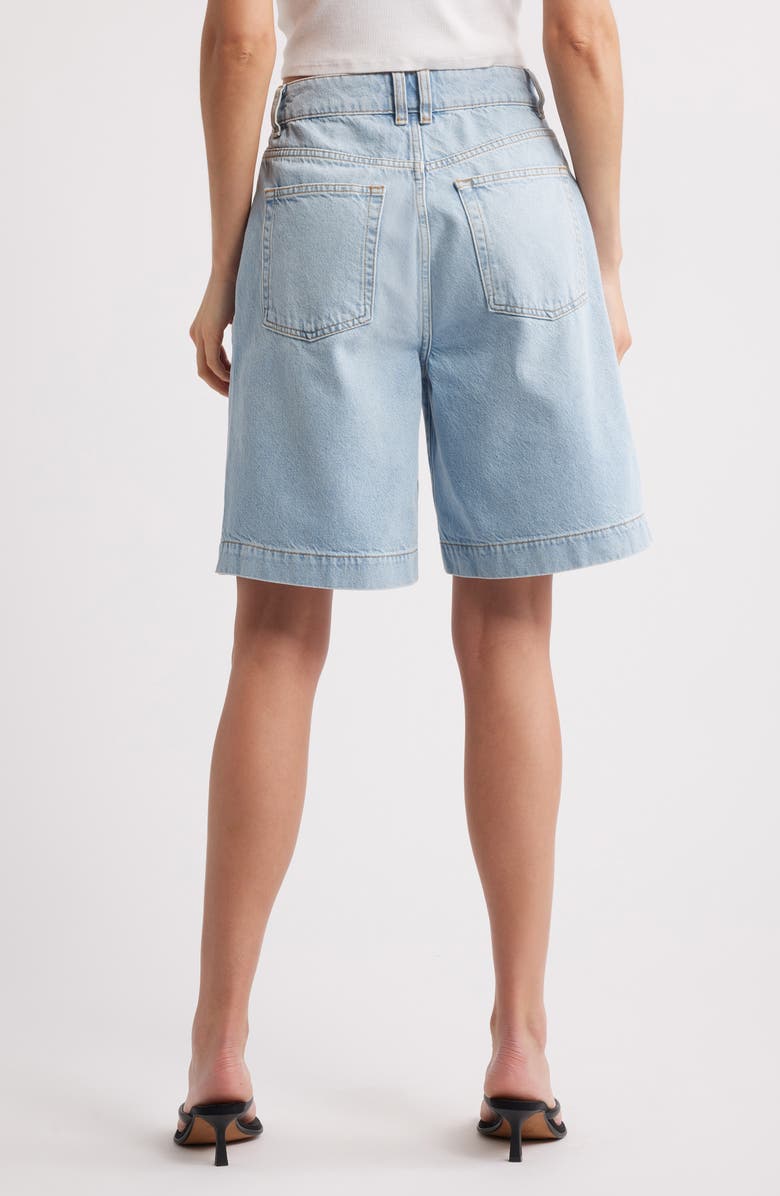 FRAME The Trouser Denim Shorts, Alternate, color, Shudder