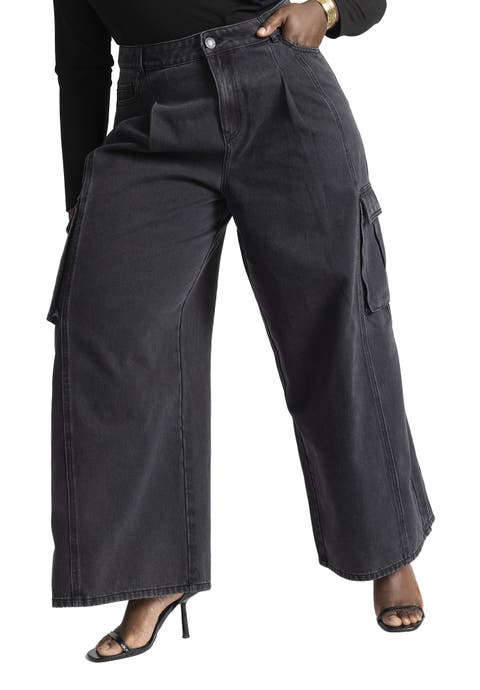 Wide Leg Cargo Jean