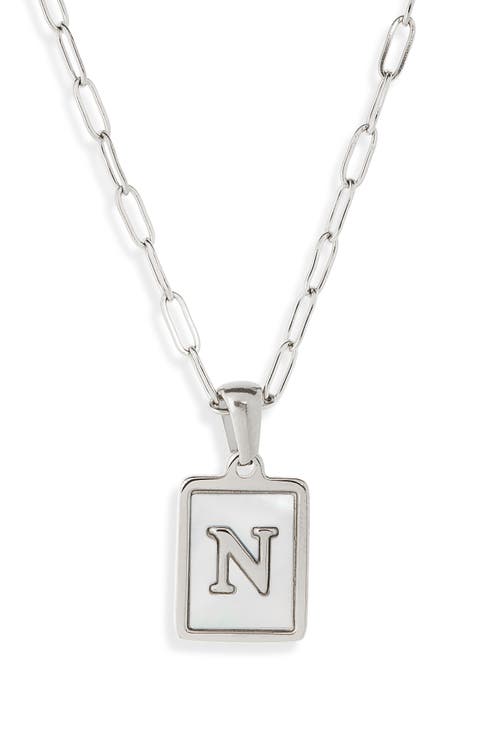 Ocean Drive Initial Pendant Necklace