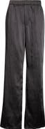 Courrèges Crinkled Satin Wide Leg Pants