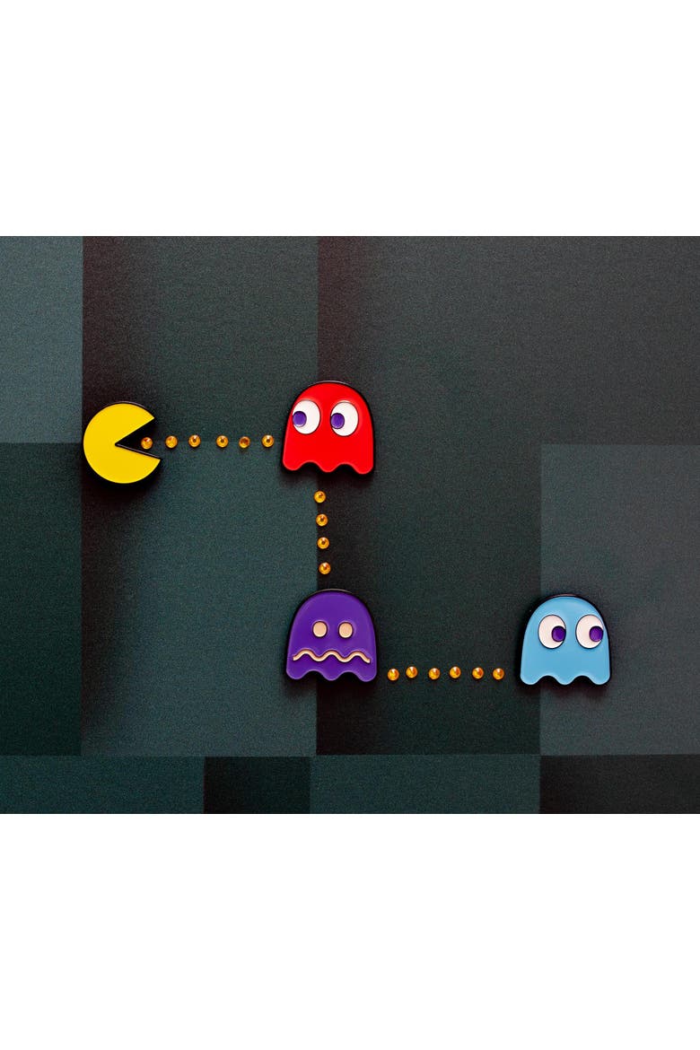 PAC-MAN Classic Characters 4-Piece Enamel Pin Set | Toynk Exclusive, Alternate, color, Multi-Color