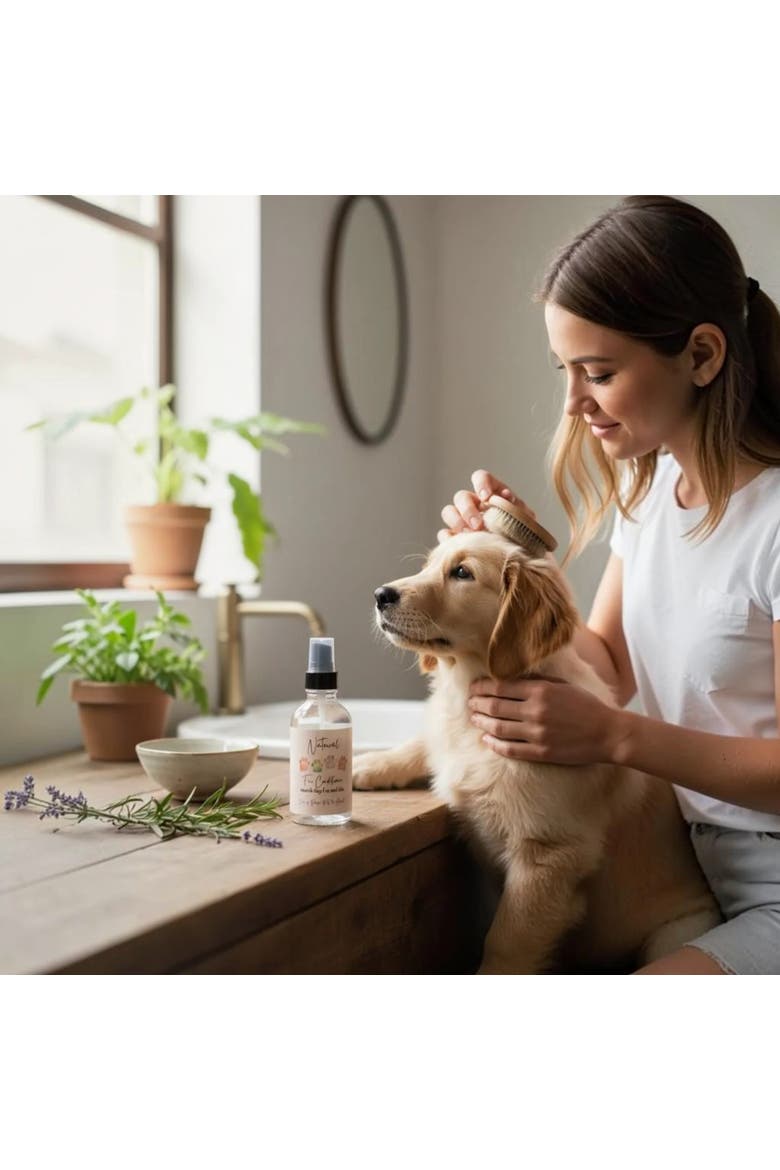 Natural Pet Care Kit Organic Dog Shampoo, Paw Balm & Fur Conditioning Spray, Alternate, color, Natural