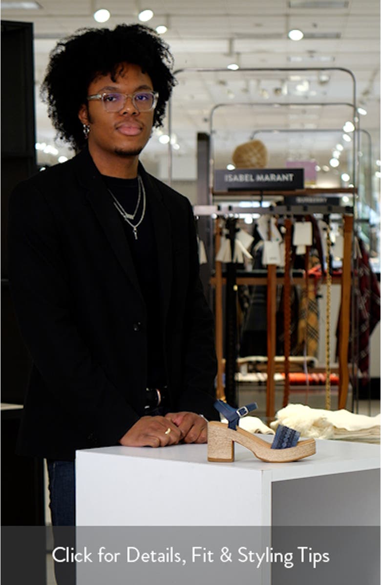 Markelle Espadrille Ankle Strap Platform Sandal, sales video thumbnail