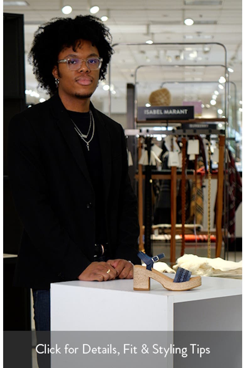 Markelle Espadrille Ankle Strap Platform Sandal video