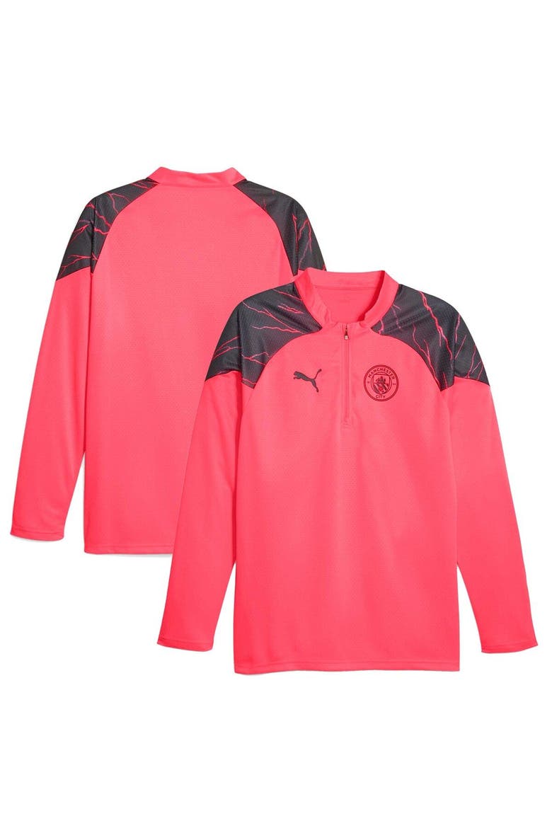 Men's Puma  Red Manchester City 2023/24 Quarter-Zip Training Top, Main, color, Red