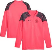 PUMA Men's Puma Red Manchester City 2023/24 Quarter-Zip Training Top