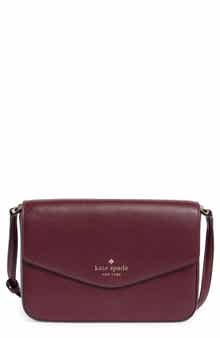 Kate Spade New York envelope flap leather crossbody bag