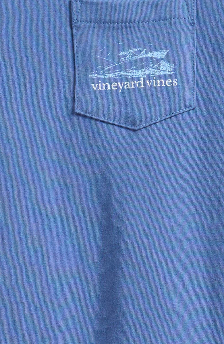 vineyard vines Kids' Sea ya Later Pocket Graphic T-Shirt, Alternate, color, Moonshine