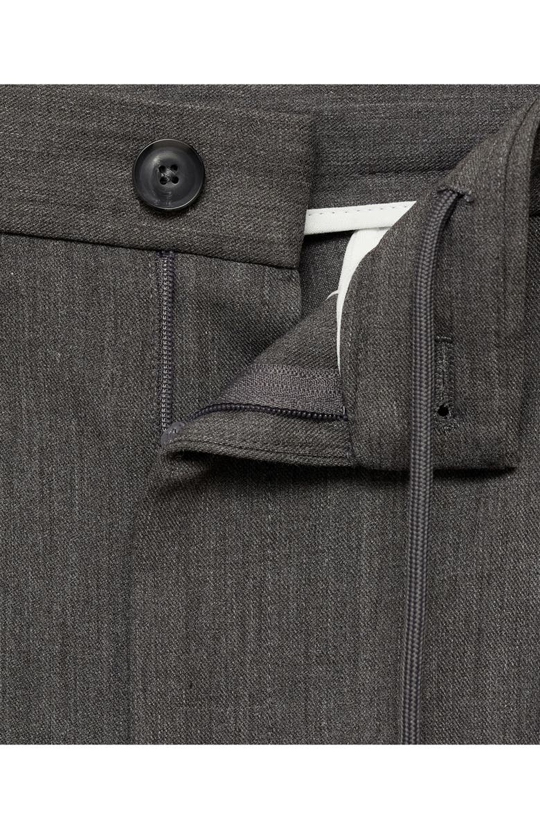 MANGO Pleated Straight Leg Pants, Alternate, color, 