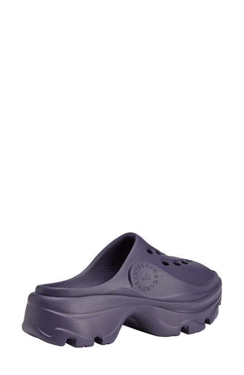 Adidas By Stella Mccartney Peep Toe Clog In Purple